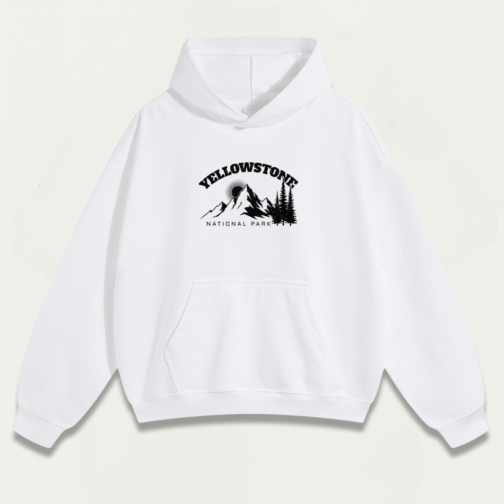 Yellowstone National Park Heavyweight Trail Hoodie-HikeVista