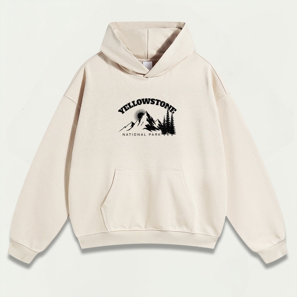 Yellowstone National Park Heavyweight Trail Hoodie-HikeVista