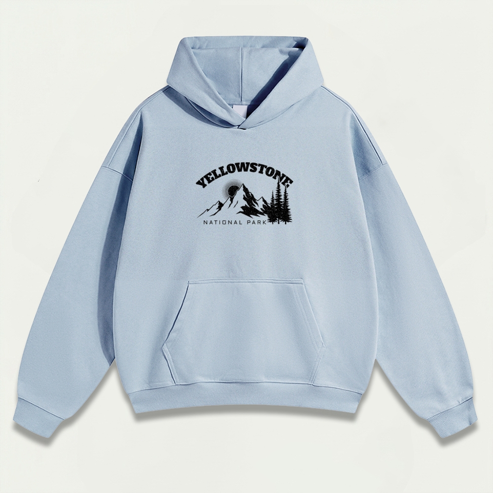 Yellowstone National Park Heavyweight Trail Hoodie-HikeVista