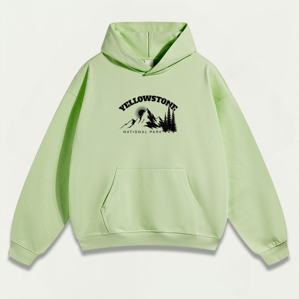 Yellowstone National Park Heavyweight Trail Hoodie-HikeVista