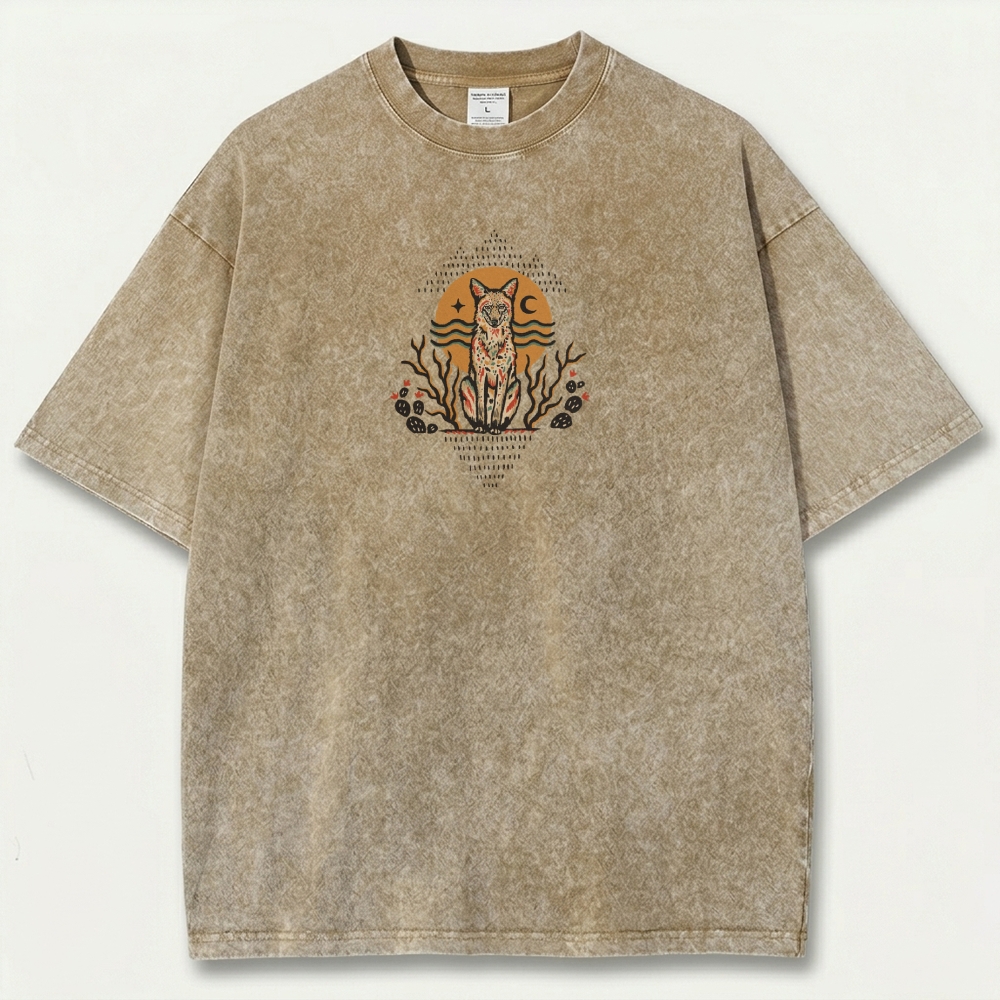 Fox Forest Vintage Organic Cotton Hiking Tee-HikeVista