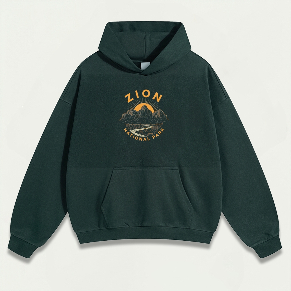Zion National Park Heavyweight Trail Hoodie-HikeVista