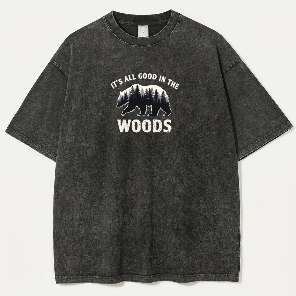It's All Good In The Woods Vintage Organic Cotton Trail Tee