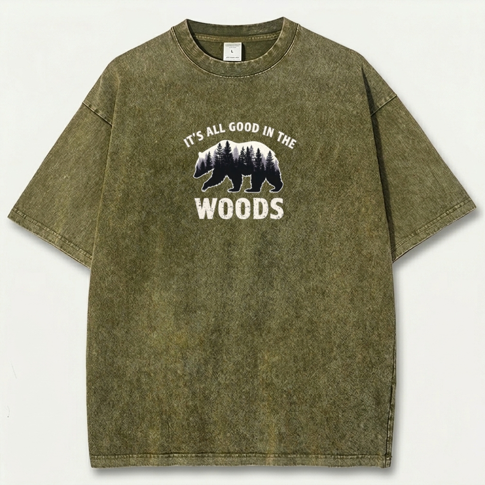 It's All Good In The Woods Vintage Organic Cotton Trail Tee
