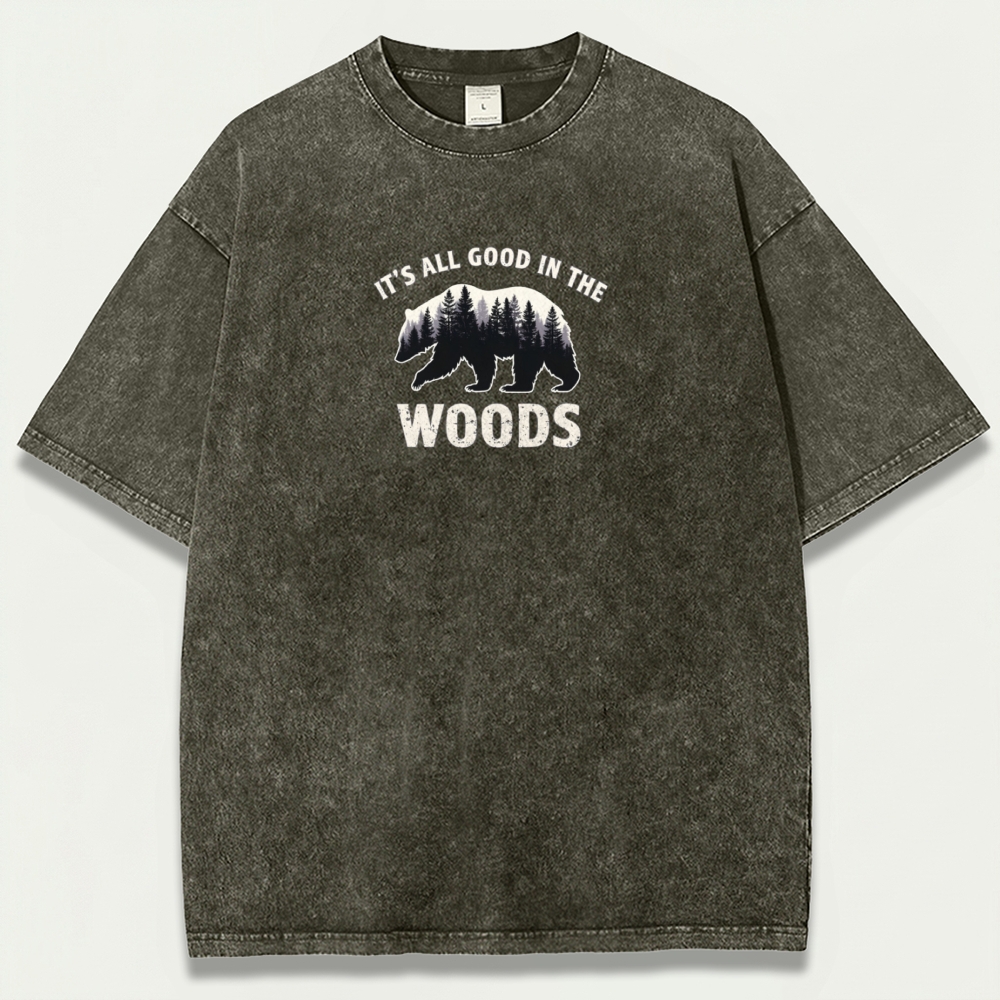 It's All Good In The Woods Vintage Organic Cotton Trail Tee