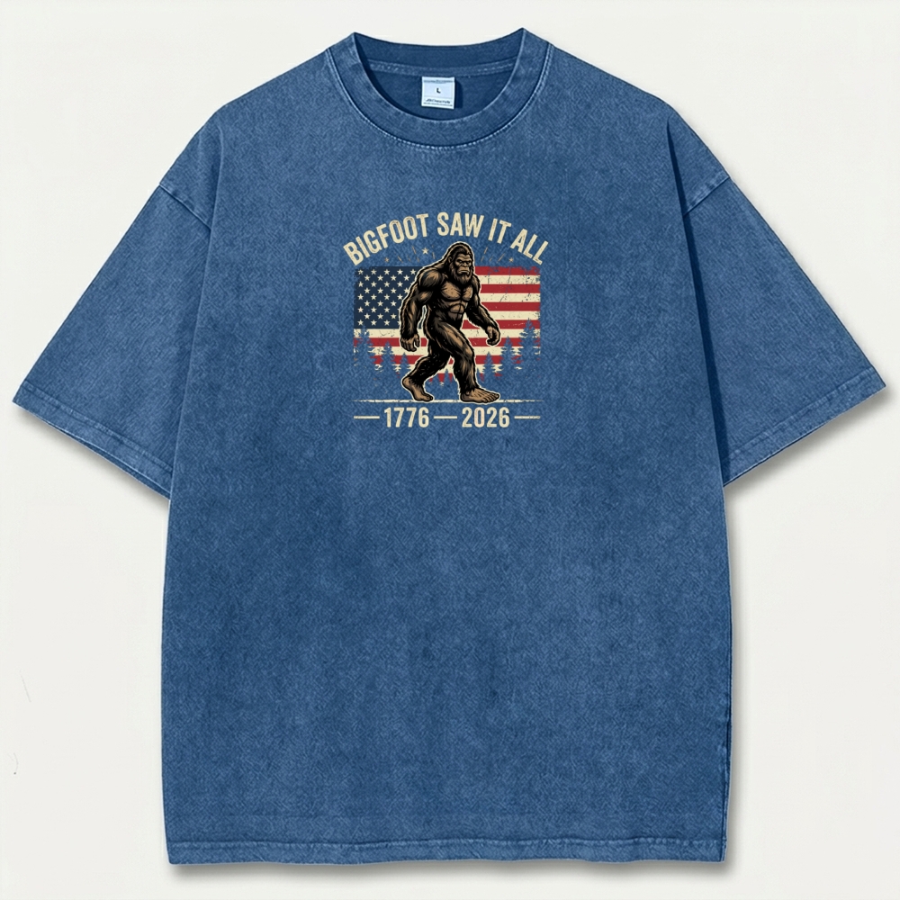 Bigfoot Saw It All Vintage Organic Cotton Trail Tee-HikeVista