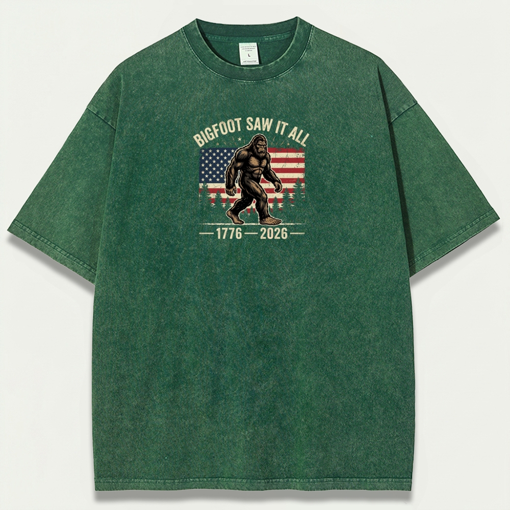 Bigfoot Saw It All Vintage Organic Cotton Trail Tee-HikeVista