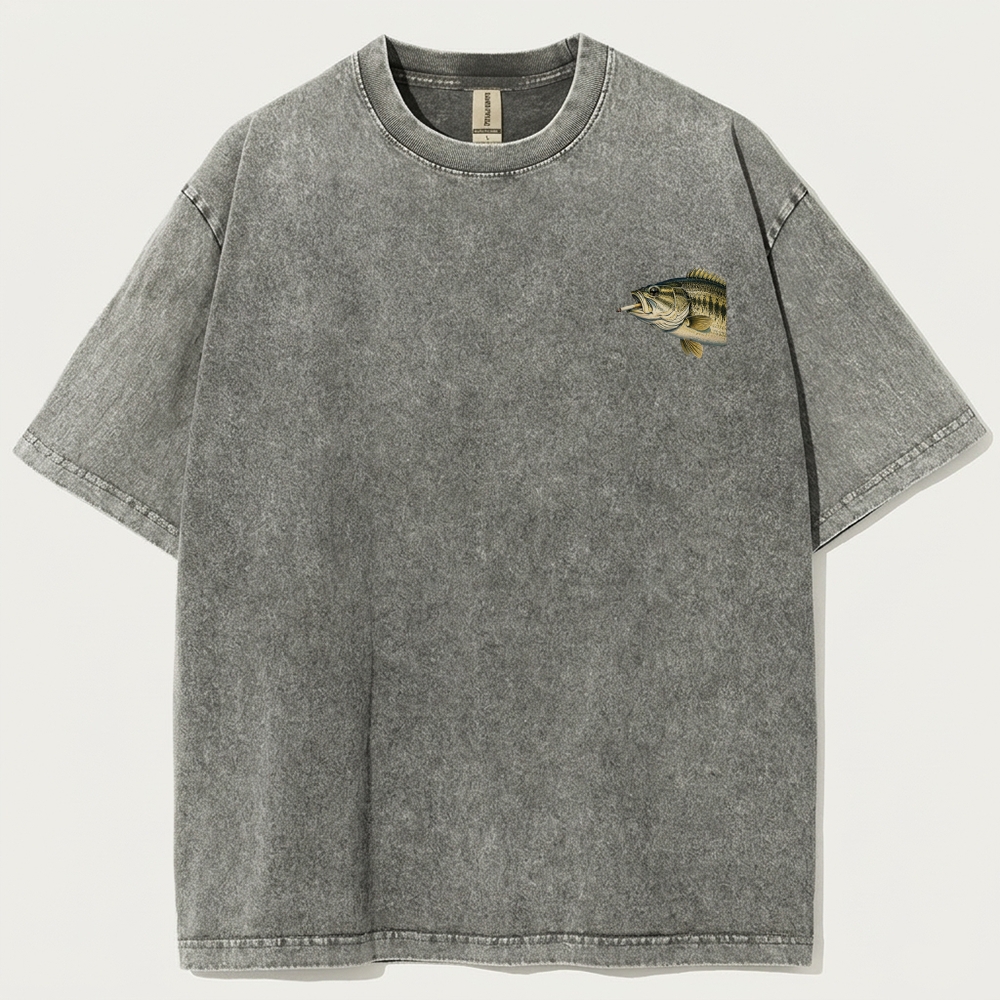 Fish Smoking Vintage Organic Cotton Trail Tee