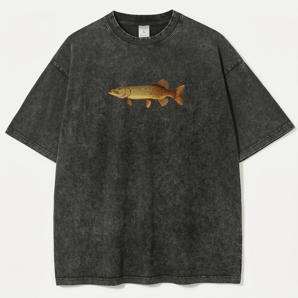 Northern Pike Vintage Organic Cotton Trail Tee