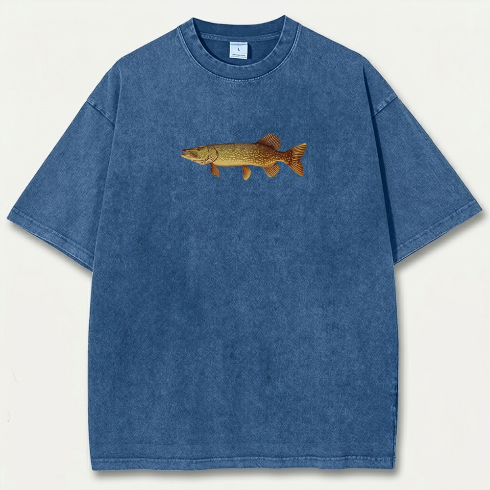 Northern Pike Vintage Organic Cotton Trail Tee