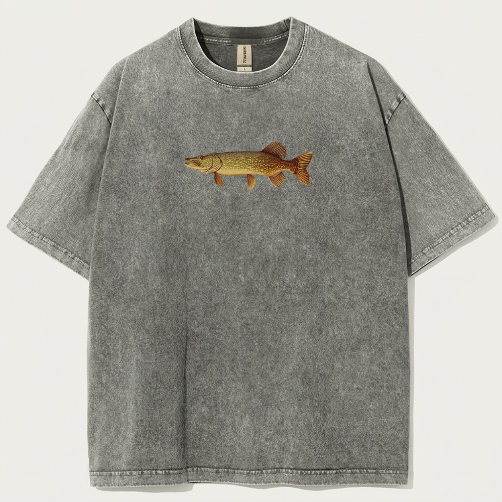 Northern Pike Vintage Organic Cotton Trail Tee