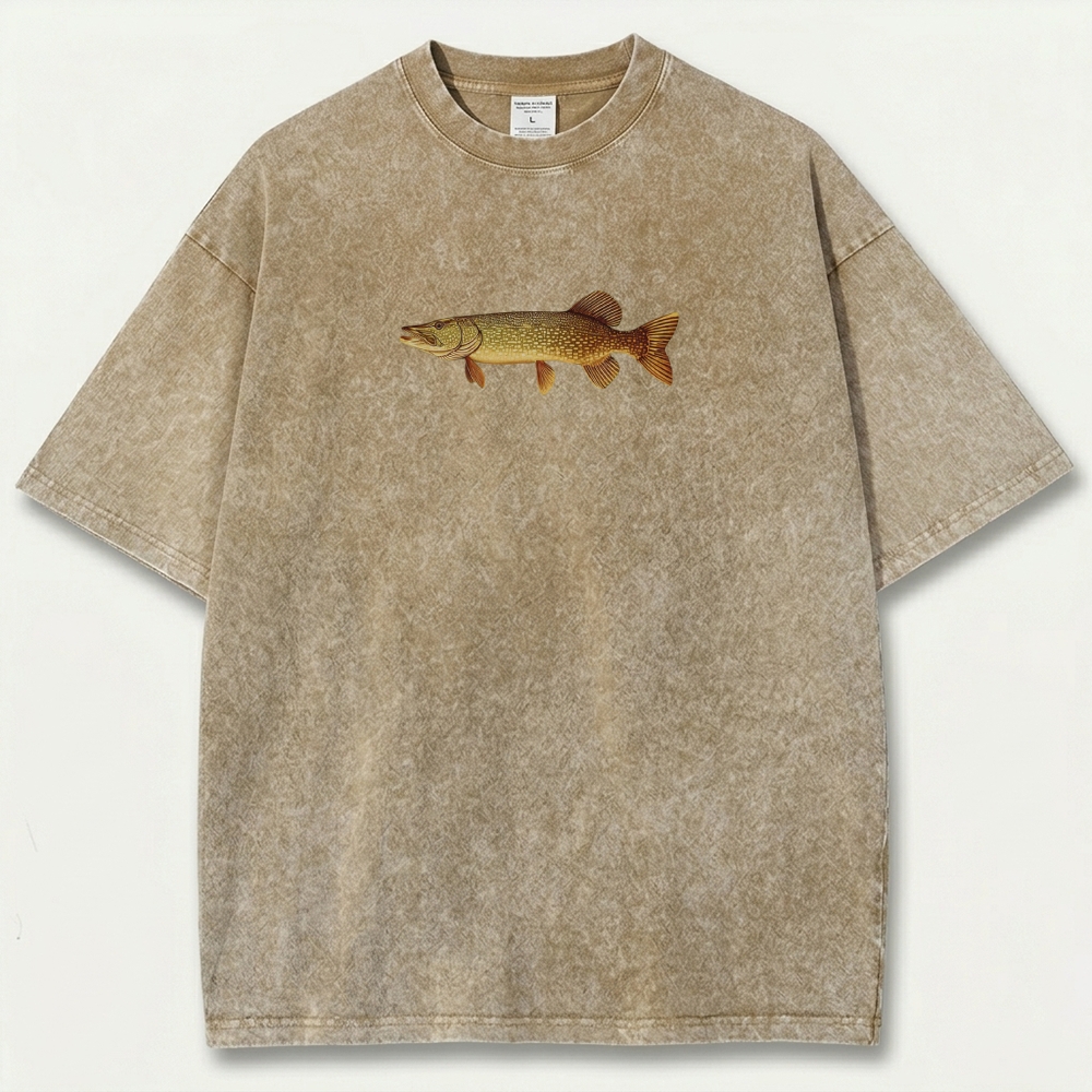 Northern Pike Vintage Organic Cotton Trail Tee
