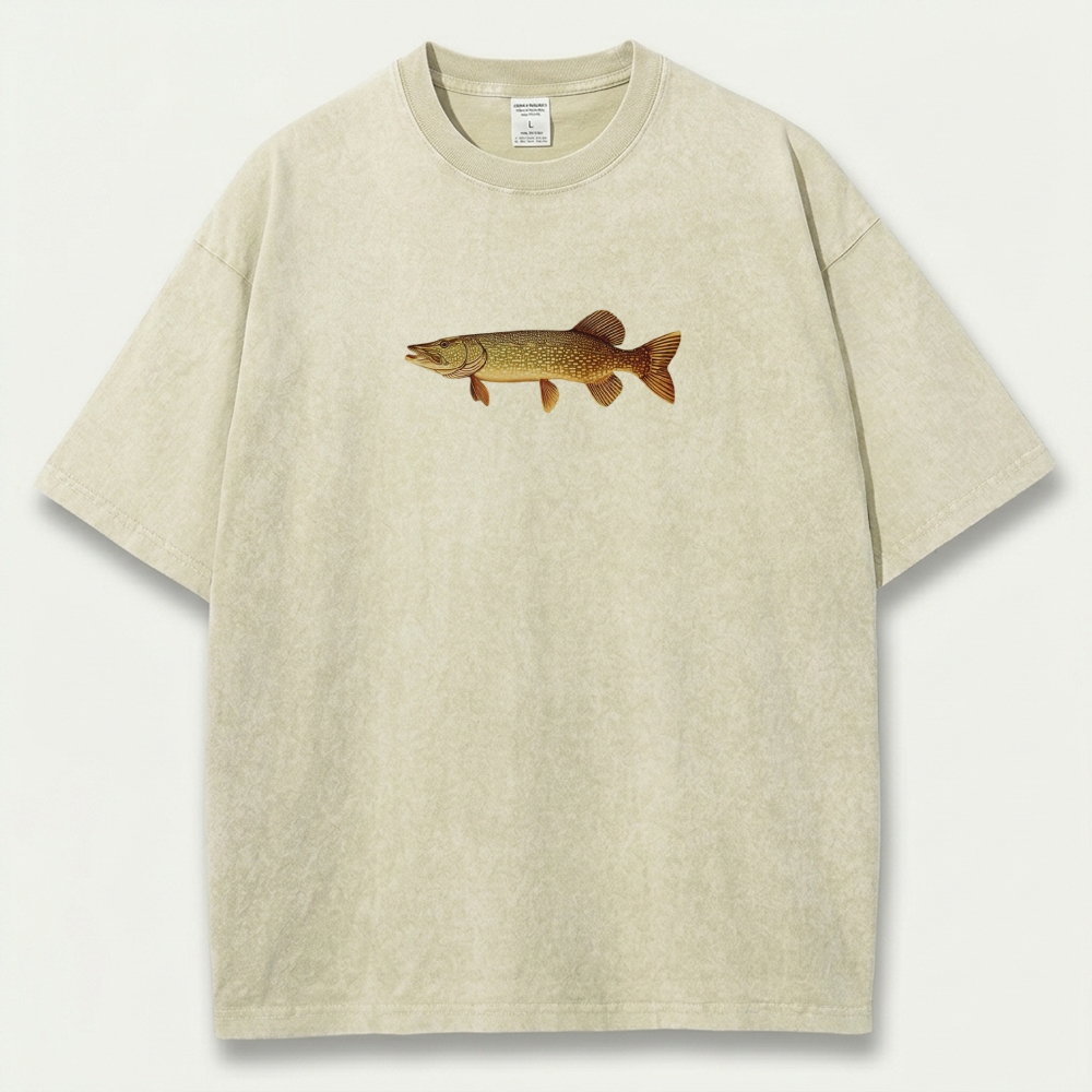 Northern Pike Vintage Organic Cotton Trail Tee