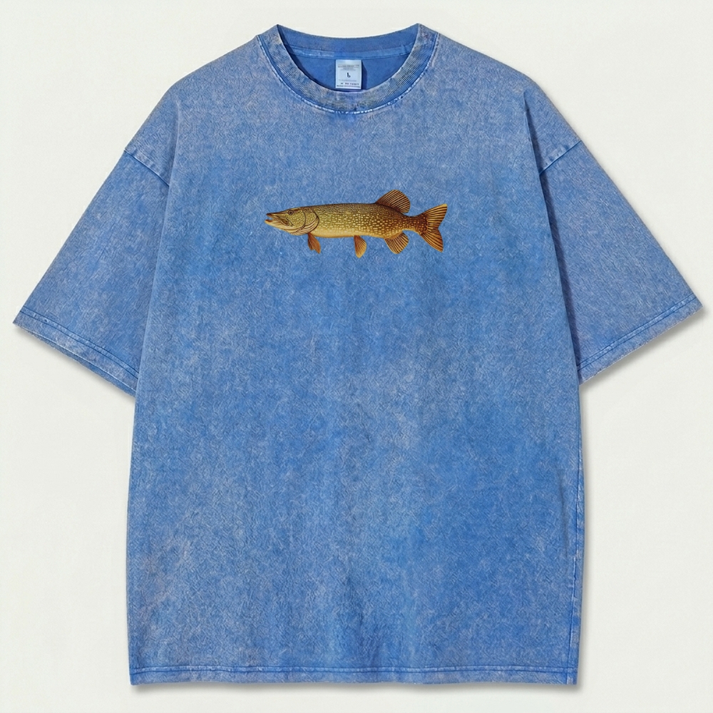 Northern Pike Vintage Organic Cotton Trail Tee