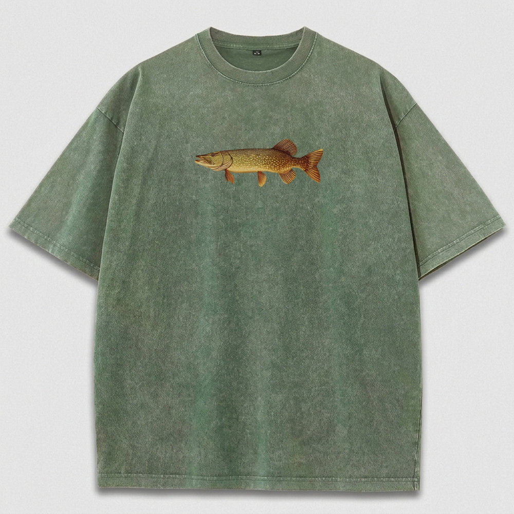 Northern Pike Vintage Organic Cotton Trail Tee