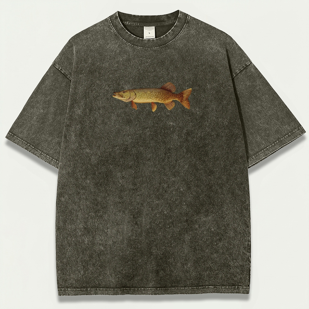 Northern Pike Vintage Organic Cotton Trail Tee
