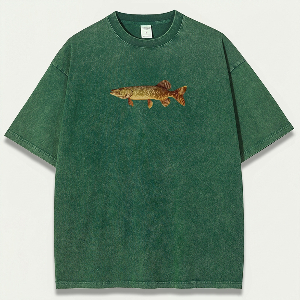 Northern Pike Vintage Organic Cotton Trail Tee