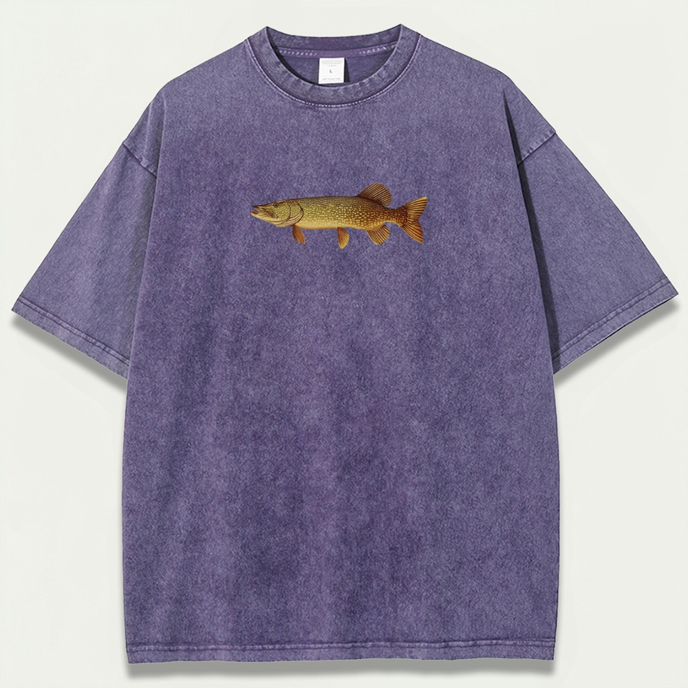 Northern Pike Vintage Organic Cotton Trail Tee