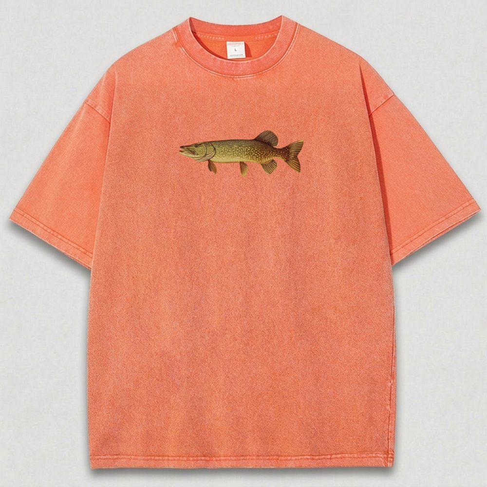 Northern Pike Vintage Organic Cotton Trail Tee