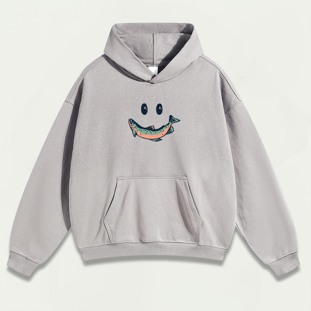 Smiley Fish Heavyweight Trail Hoodie