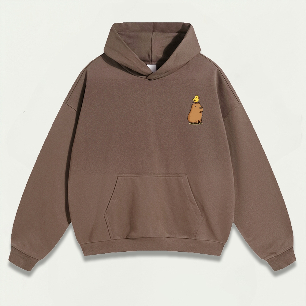 Capybara Duck Heavyweight Trail Hoodie