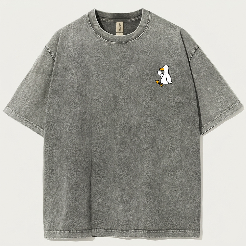 Duck Coffee Vintage Organic Cotton Trail Tee
