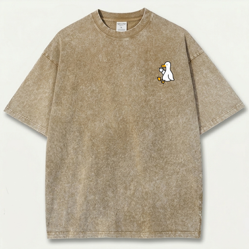 Duck Coffee Vintage Organic Cotton Trail Tee