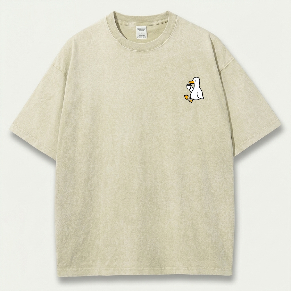 Duck Coffee Vintage Organic Cotton Trail Tee