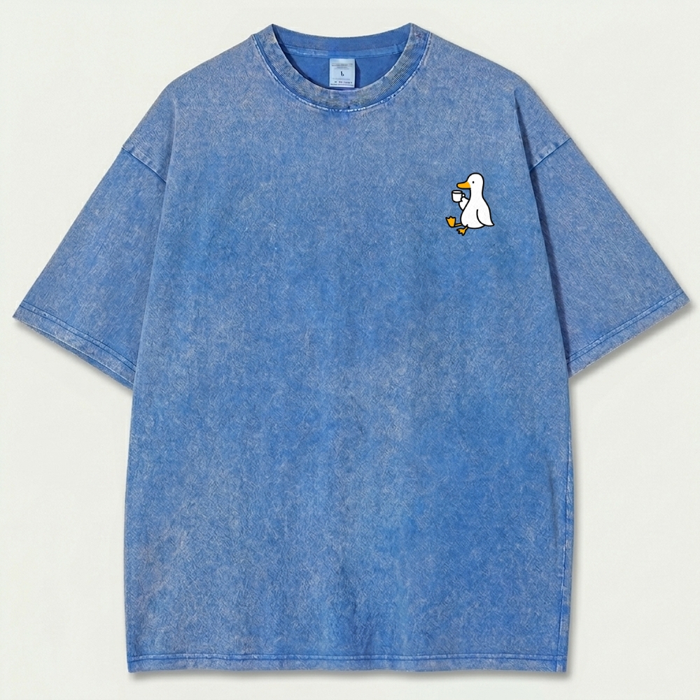 Duck Coffee Vintage Organic Cotton Trail Tee