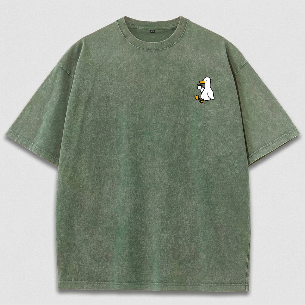 Duck Coffee Vintage Organic Cotton Trail Tee