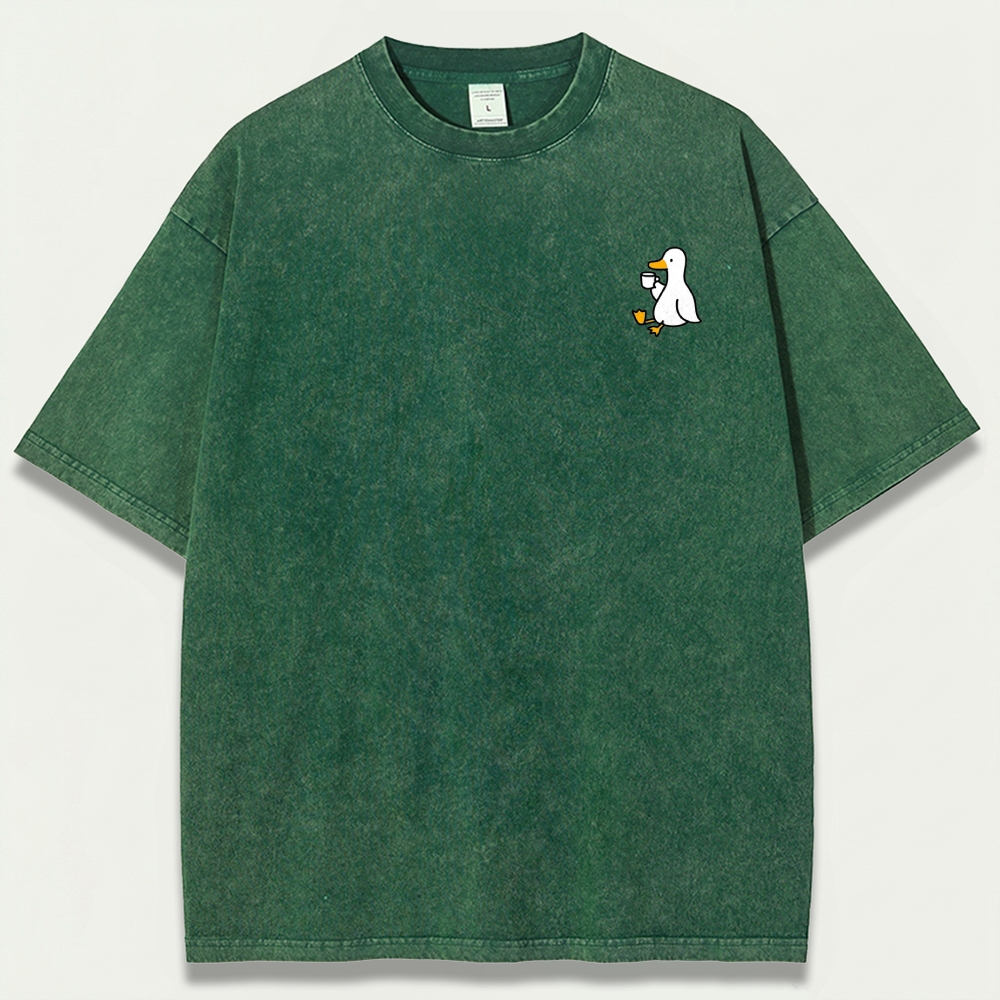 Duck Coffee Vintage Organic Cotton Trail Tee