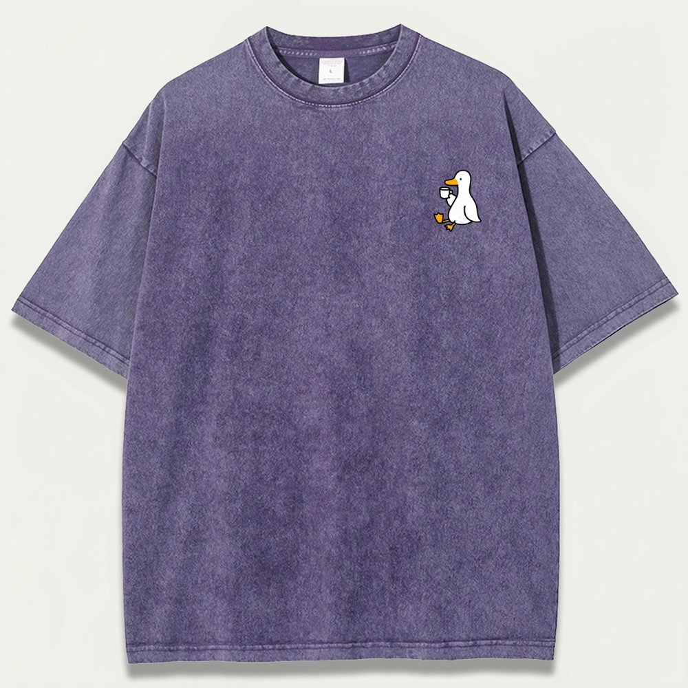 Duck Coffee Vintage Organic Cotton Trail Tee
