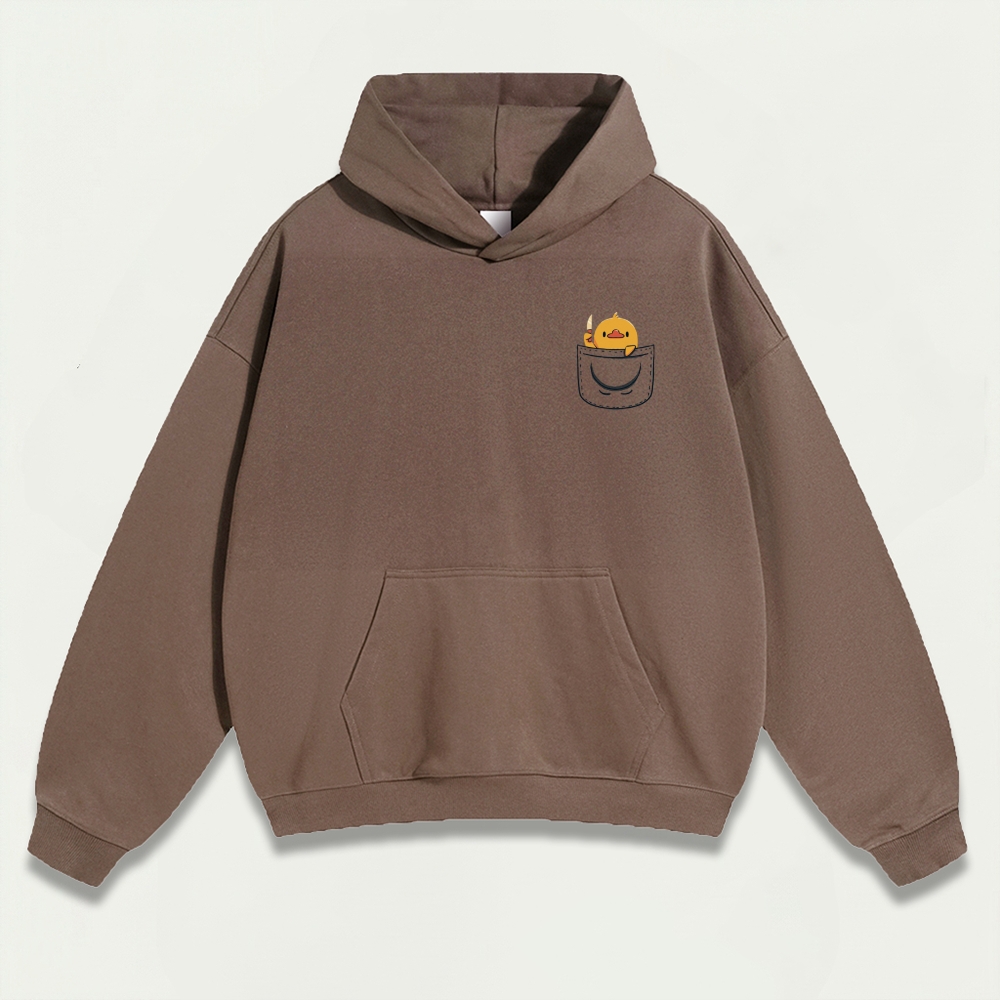 Pocket Duck Heavyweight Trail Hoodie