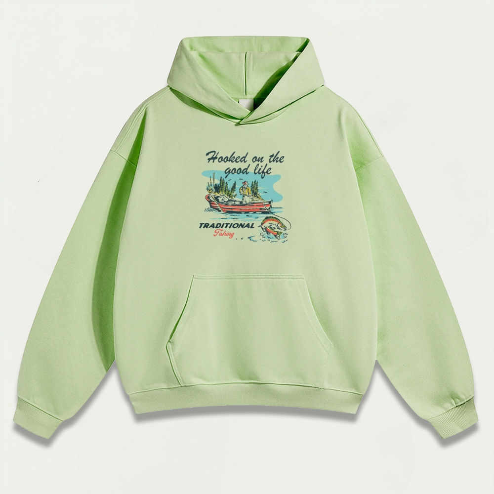 Lake Fishing Heavyweight Trail Hoodie