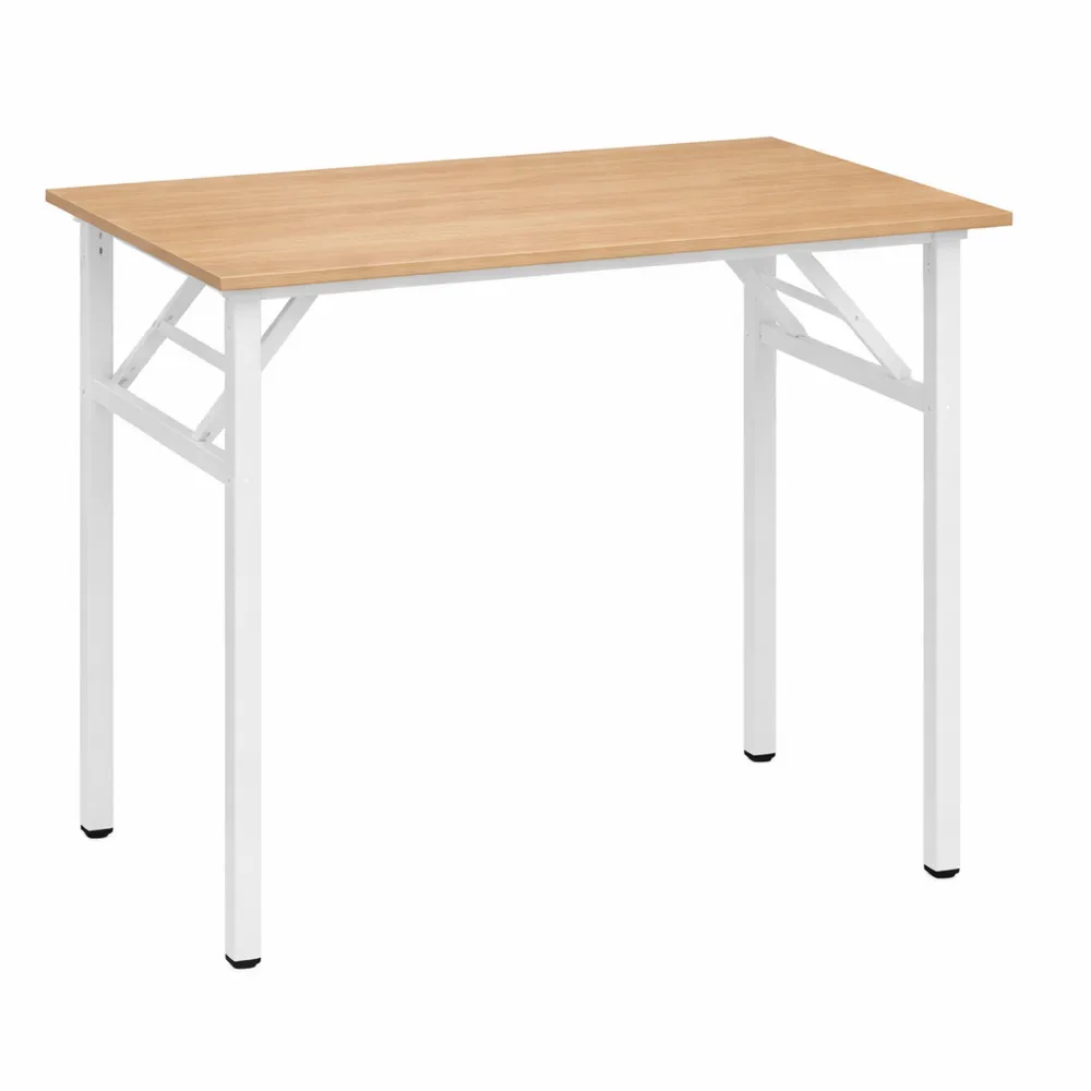 Table Pliable pour Ordinateur, 80x50x75 cm, Idéale pour Travail et Études