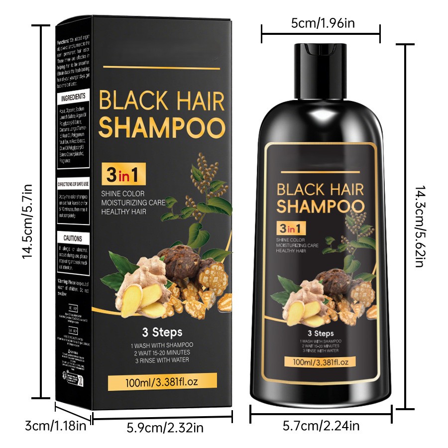 3-IN-1 HAIR COLOR SHAMPOO 
