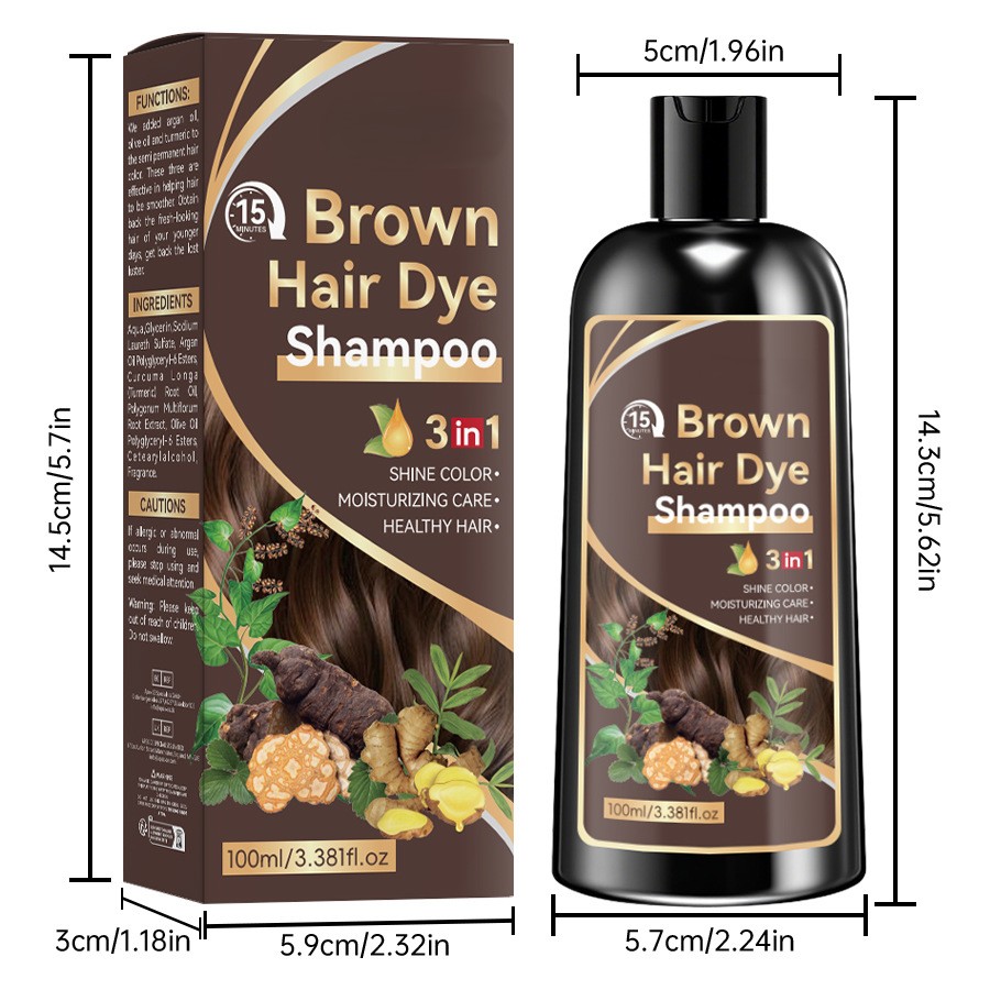 3-IN-1 HAIR COLOR SHAMPOO 