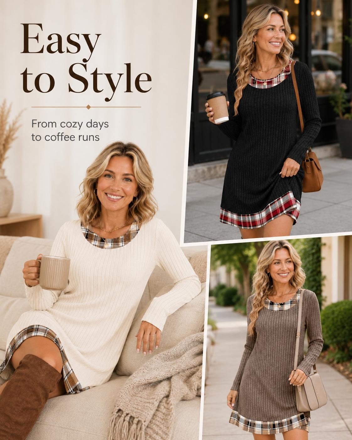 Women's casual mini dress