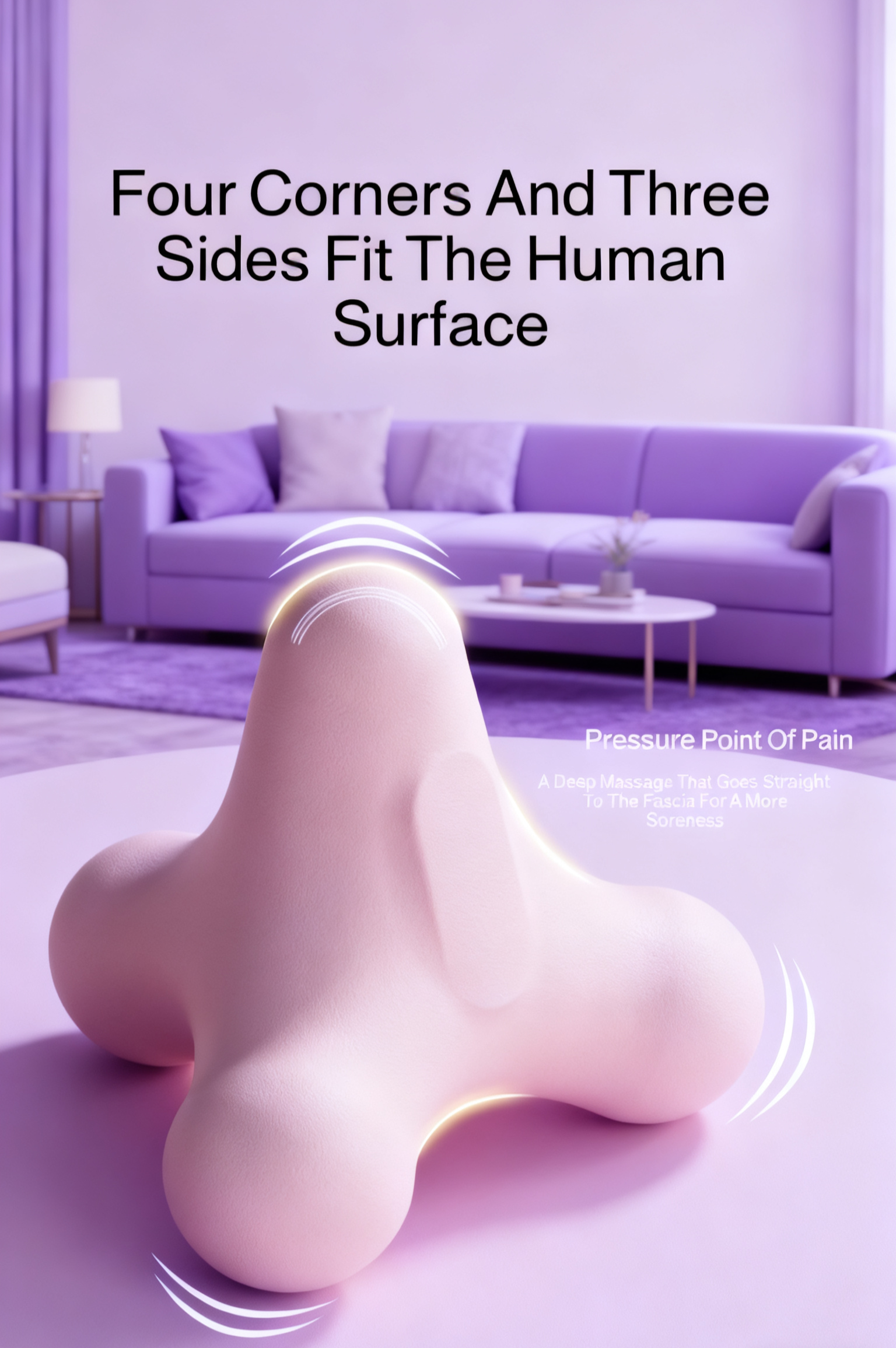 Fitness Recovery Tool - Quadrilateral Massage Ball