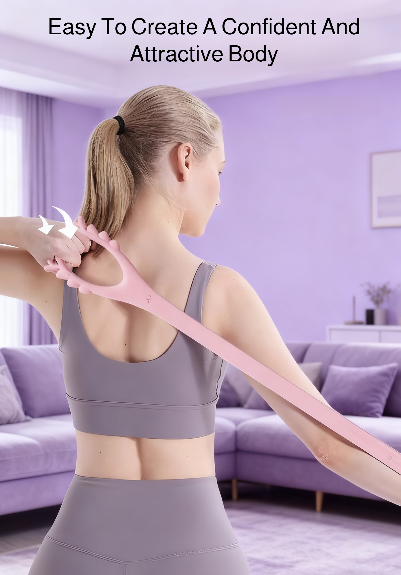Fitness accessory for back sculpting and muscle toning
