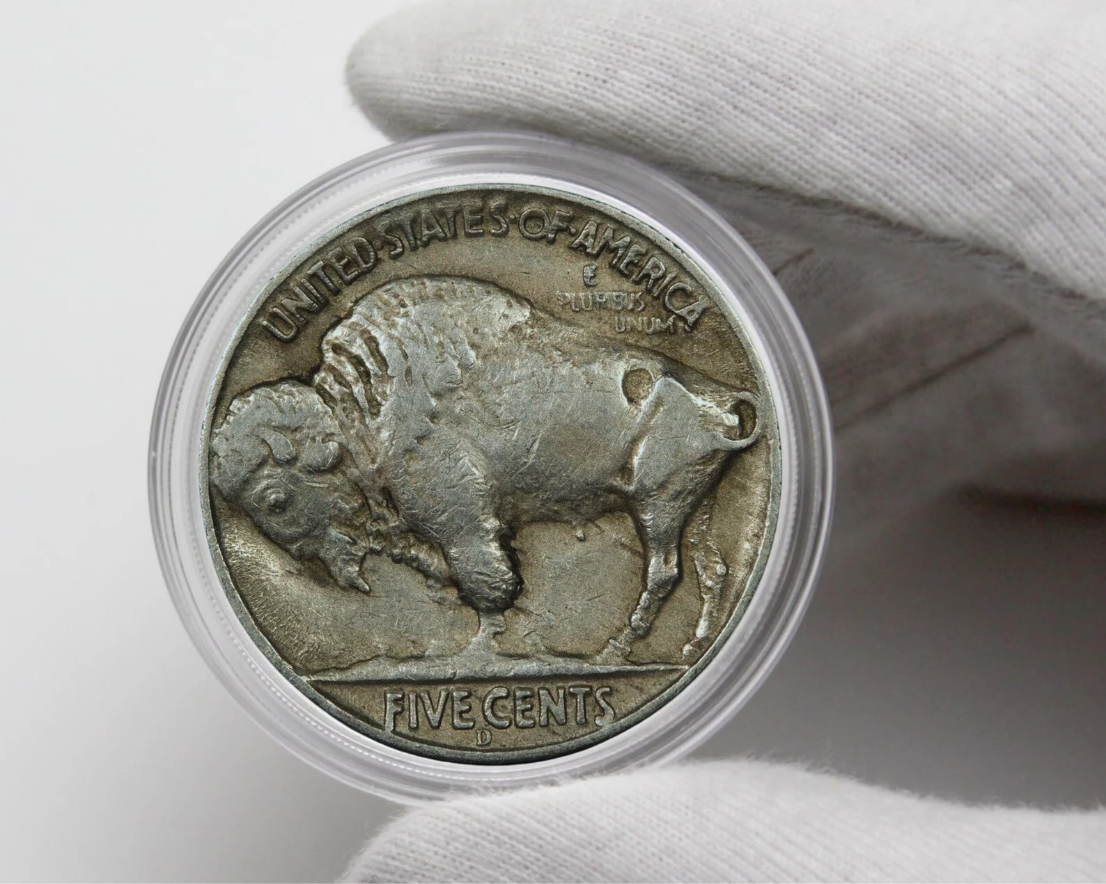 1937-D Three-Legged Buffalo Nickel