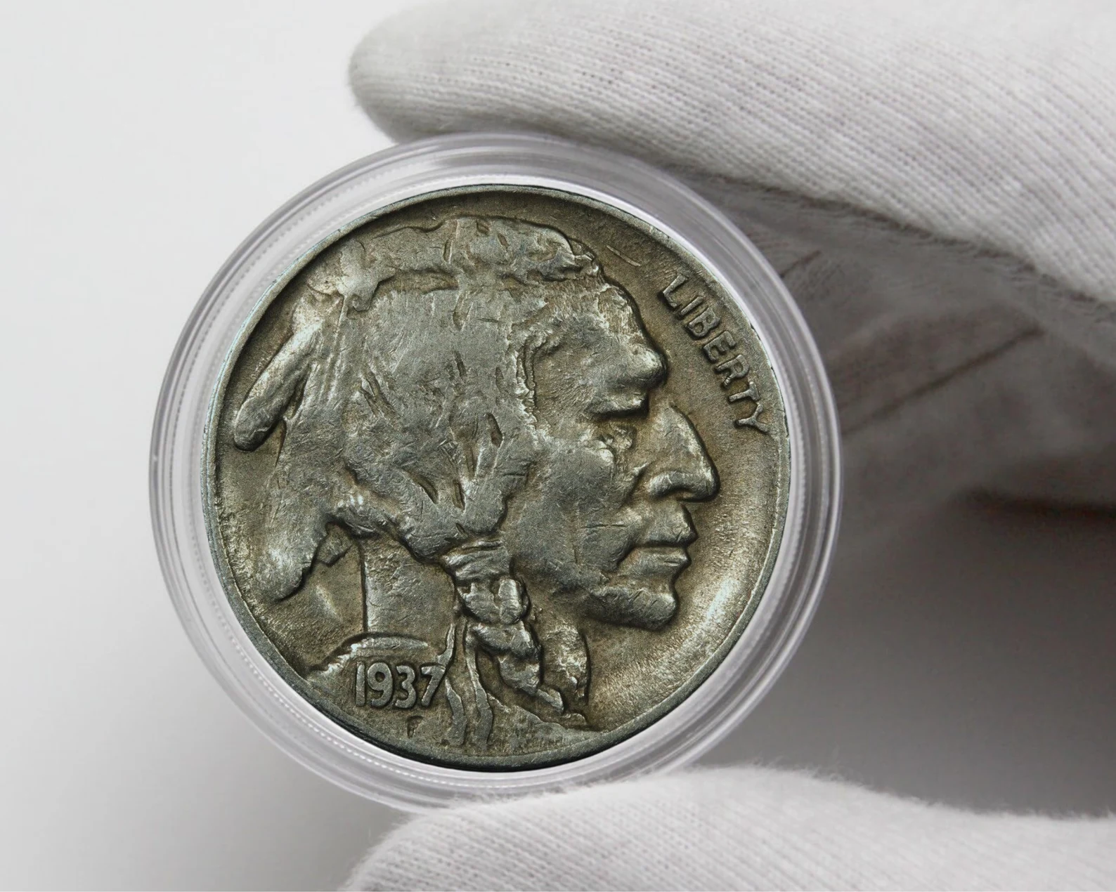 1937-D Three-Legged Buffalo Nickel