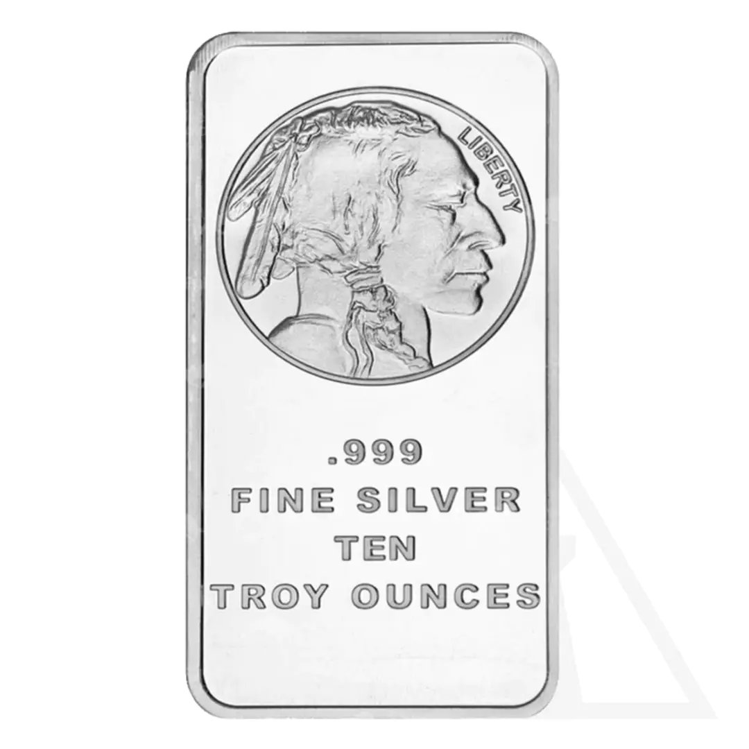 Buffalo Silver Bar | Silvertowne Mint 999 Silver Bar