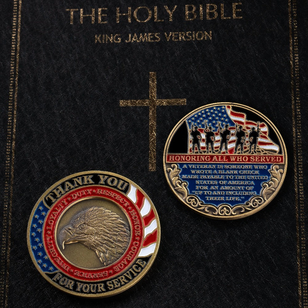 🦅Eagle Troopers Veterans Honor Commemorative Coin