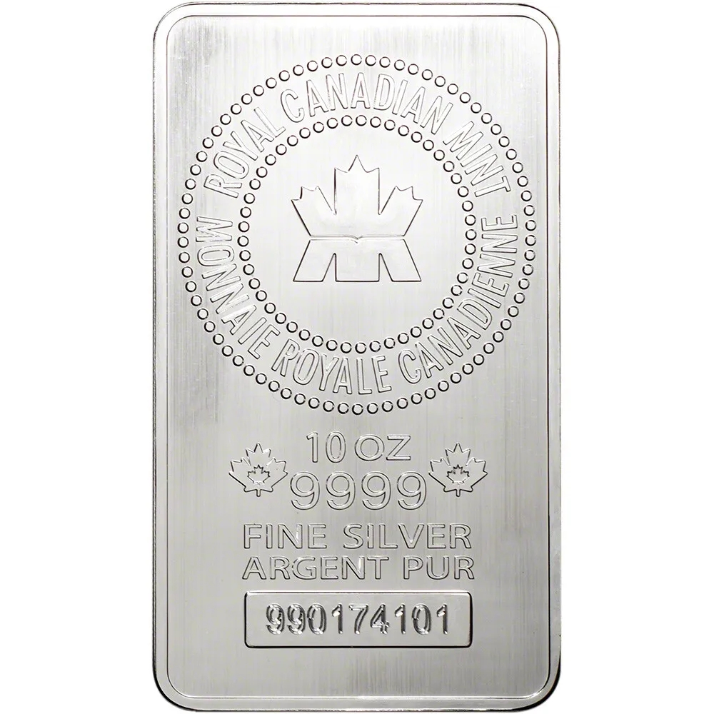 RCM Silver Bar - Royal Canadian Mint .9999 FineLimit 1 purchase per person