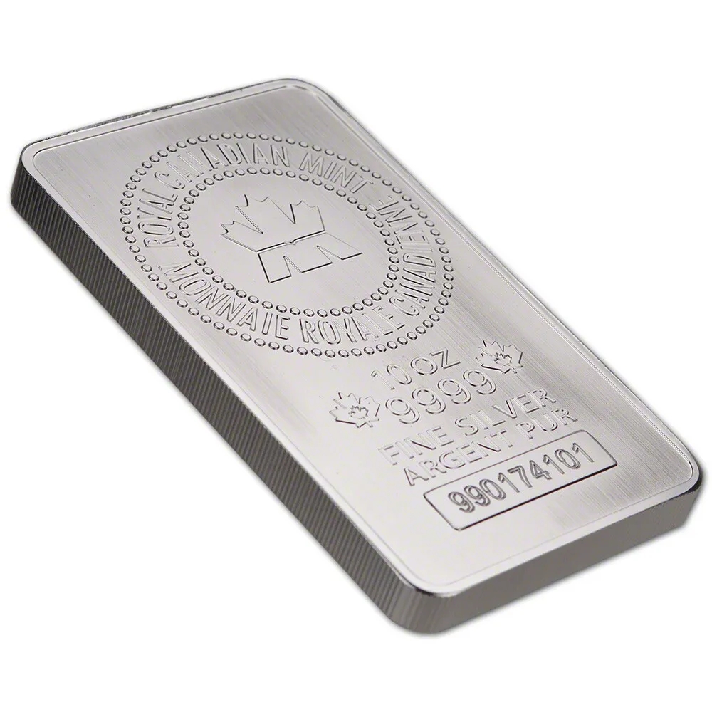 RCM Silver Bar - Royal Canadian Mint .9999 FineLimit 1 purchase per person