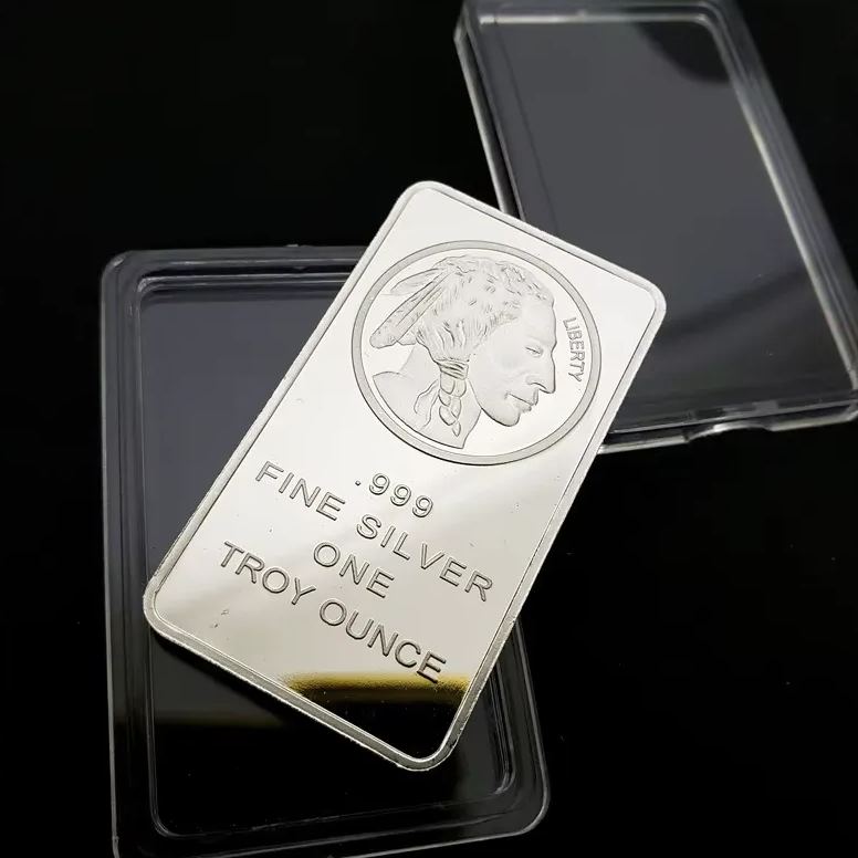 Buffalo Silver Bar | Silvertowne Mint 999 Silver Bar