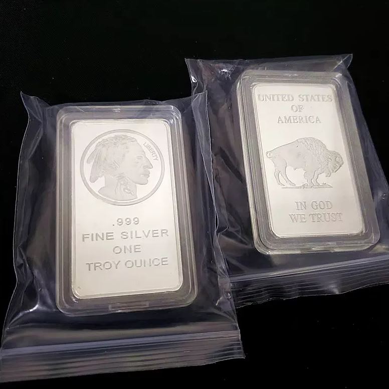 Buffalo Silver Bar | Silvertowne Mint 999 Silver Bar