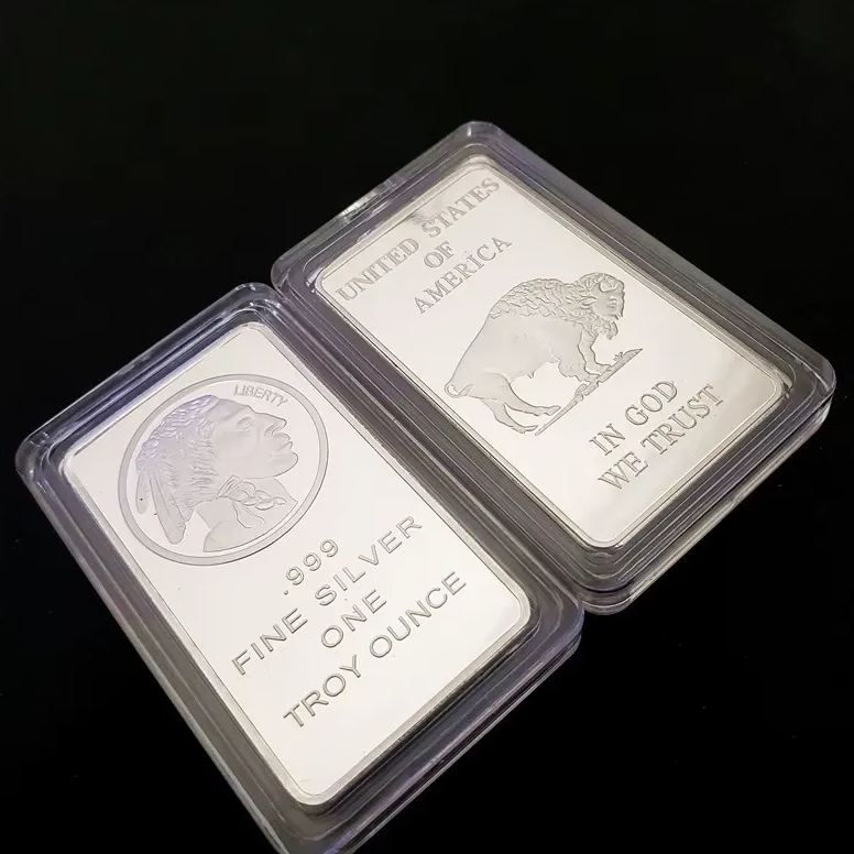 Buffalo Silver Bar | Silvertowne Mint 999 Silver Bar