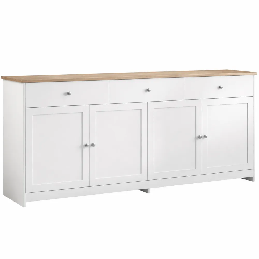 Buffet de Rangement avec Tiroirs et Portes pour Salon ou Cuisine